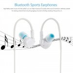 Wholesale Mini Sports Wireless Bluetooth Stereo Headset (White)